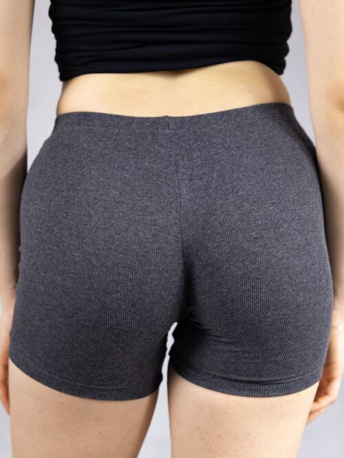 Abbigliamento e calzature danza donna - pantaloni corti danza Amare colore grigio.